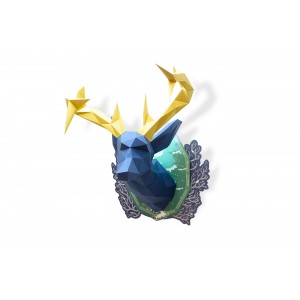 Cerf en papier indigo Collector