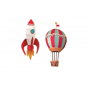 Fusée et Montgolfière Easy Peasy