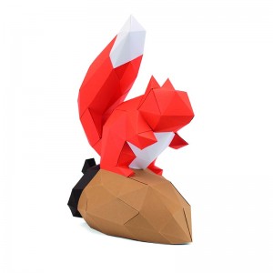 Ecureuil en papier 3d (Gédéon)