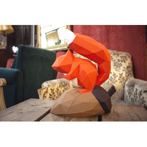 Ecureuil en papier 3d (Gédéon)