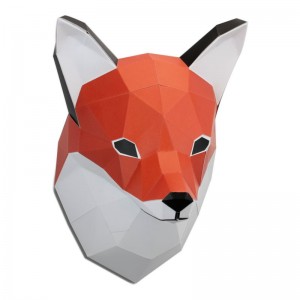 Petit renard en papier 3D