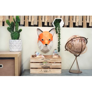 Petit renard en papier 3D
