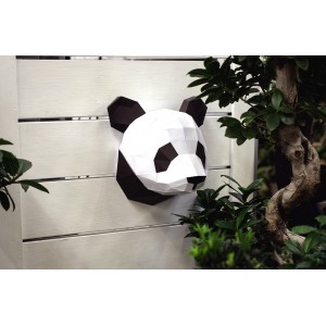 Petit panda en papier 3D
