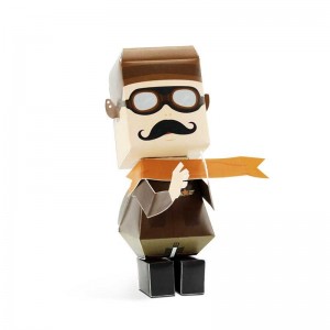 Papertoy Aviateur - Imprimé