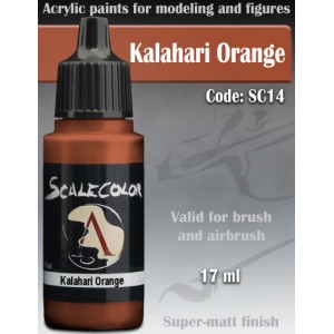 KALAHARI ORANGE  - SCALE COLOR RANGE