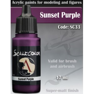 SUNSET PURPLE  - SCALE COLOR RANGE