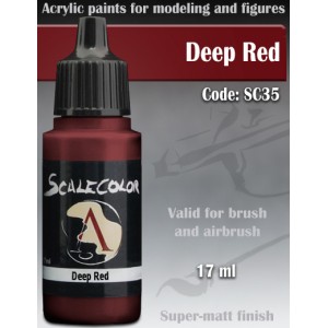 DEEP RED  - SCALE COLOR RANGE
