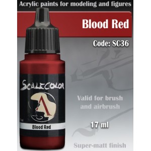 BLOOD RED  - SCALE COLOR RANGE