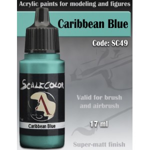 CARIBBEAN BLUE - SCALE COLOR RANGE