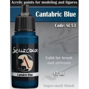 CANTABRIC BLUE - SCALE COLOR RANGE