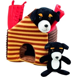 Marionnette Dobby le chien et son petit