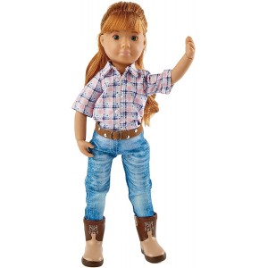Poupée Chloé en tenue de cowboy