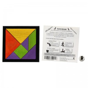 Tangram couleur boite cristale Tangram couleur boite cristale