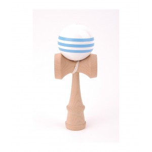 Kendama hètre boule 6 cm - Blanc et Bleu Kendama hètre boule 6 cm - Blanc et Bleu