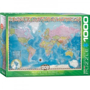 Carte du monde - Puzzle 1000 pièces