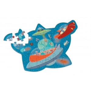 Puzzle contour de l'Espace Puzzle contour de l'Espace
