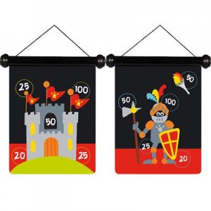 Jeu de fléchettes magnétiques Chevaliers Jeu de fléchettes magnétiques Chevaliers