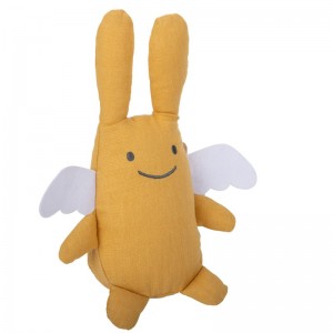 Doudou  Ange Lapin musical 24 cm Jaune Doudou  Ange Lapin musical 24 cm Jaune