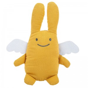 Doudou  Ange Lapin musical 24 cm Jaune Doudou  Ange Lapin musical 24 cm Jaune