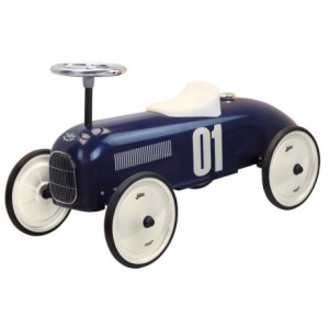 Porteur voiture vintage dark blue
