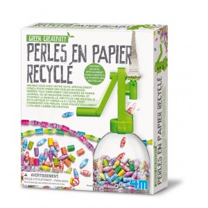 Perles en papier recyclé