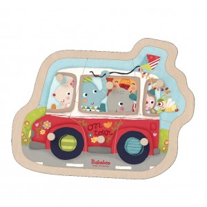 Puzzle 1er âge : Les amis en promenade