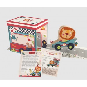 Jouet à tirer Lion Bababoo