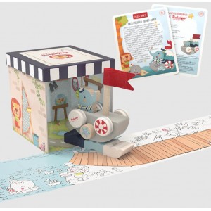 2 en 1 jouet à empiler L'amusante voiture bateau deLolo