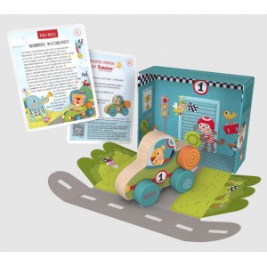 La voiture de course de Bababoo