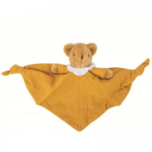 Ours triangle avec hochet 20 cm Curry Ours triangle avec hochet 20 cm Curry
