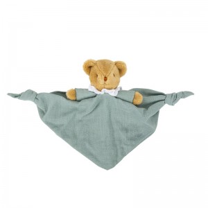 Ours triangle avec hochet 20 cm Celadon Ours triangle avec hochet 20 cm Celadon