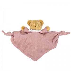 Ours triangle avec hochet 20 cm Rose Ours triangle avec hochet 20 cm Rose