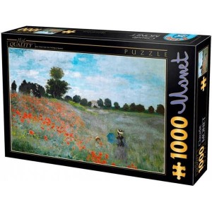 C.MONET Champ coquelicots