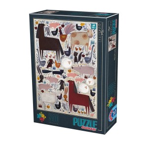 Puzzle 500p A Kurti-Farm Animals