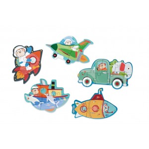 Puzzles évolutifs véhicules Puzzles évolutifs véhicules