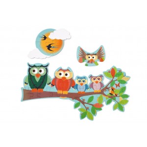 Puzzle deux faces Hiboux Puzzle deux faces Hiboux