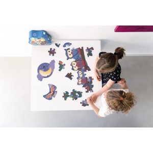 Puzzle deux faces Hiboux Puzzle deux faces Hiboux