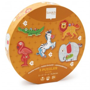 Puzzles évolutifs safari Puzzles évolutifs safari