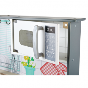 Cuisine en bois avec sons et lumières