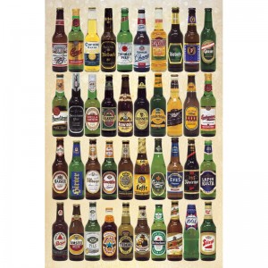 Puzzle - bières - 1000 pièces Puzzle - bières - 1000 pièces