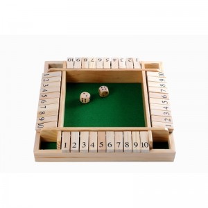 Shut the box 4 joueurs Shut the box 4 joueurs