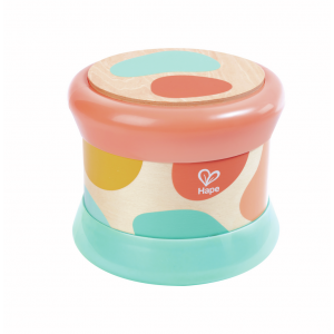 Tambour de bébé Corail et Turquoise Tambour de bébé Corail et Turquoise