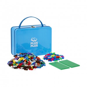 Plus plus - Valise basic-néon - 600 pcs- Plus plus - Valise basic-néon - 600 pcs-