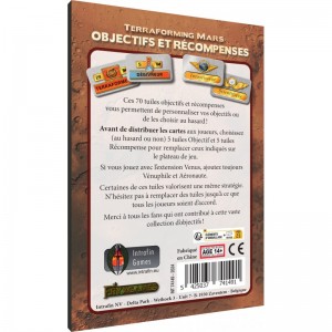 Terraforming Mars - Objectifs et récompenses Terraforming Mars - Objectifs et récompenses
