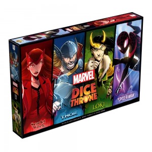Dice Throne Marvel Thor, Loki, Spiderman, Scarlet Witch Dice Throne Marvel Thor, Loki, Spiderman, Scarlet Witch