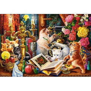 Puzzle 1000 pièces - Les Chats Sorciers Puzzle 1000 pièces - Les Chats Sorciers