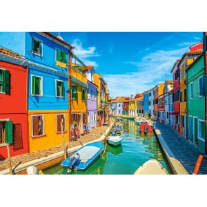 Puzzle 1000 pièces - Les Couleurs de Burano Puzzle 1000 pièces - Les Couleurs de Burano