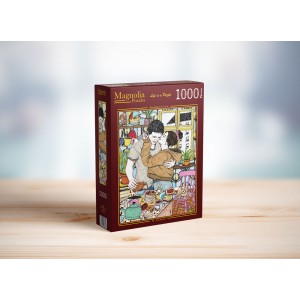 Puzzle 1000 pièces - Petit-Déjeuner et Amour Puzzle 1000 pièces - Petit-Déjeuner et Amour