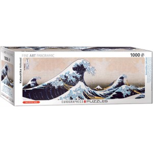 Puzzle 1000 pièces - La Grande Vague panoramique de Kanagawa Puzzle 1000 pièces - La Grande Vague panoramique de Kanagawa