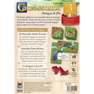 EXTENSION Carcassonne - Dragon et fée 2025 EXTENSION Carcassonne - Dragon et fée 2025